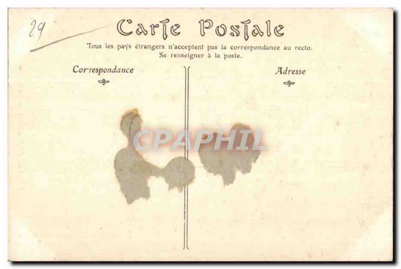 Old Postcard Huelgoat (Finistere) The Chasm