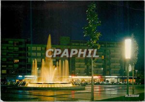 Modern Postcard Limoges Haute Vienne Place de la Republique and bright Fontaine