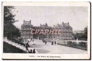 Old Postcard From Paris Palais Luexmbourg Automobiline Automobile Advertisement