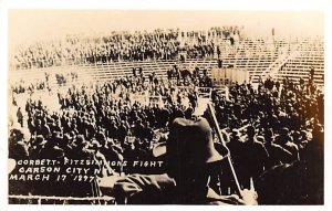 Corbett - Fitzsimmons Fight March 17th 1897 Boxing Unused 