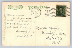 1908  Jack Knife Bridge   Harbor   Buffalo  New York   Postcard