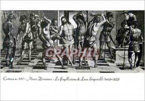 Postcard Modern Cortona 650 m Diocesan Museum Flagellation (Luca Signorelli 1...