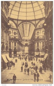 MILANO, Lombardia, Italy, 1900-1910's; Interno Galleria Vitt. Emanuele