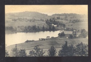 MONTROSE PENNSYLVANIA PA. LAKE MONTROSE FROM CONFERENCE HILL VINTAGE POSTCARD