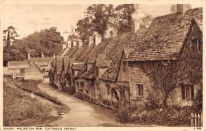 uk17590 arlington row bibury real photo uk