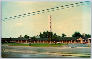 Vtg Virginia VA Tappahannock Motel 1960s View Old Postcard