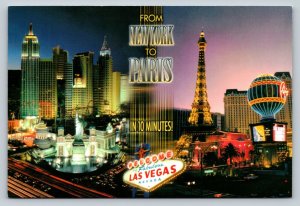 c2009 City Buildings & Structures LAS VEGAS Nevada NV 4x6 Postcard 1549