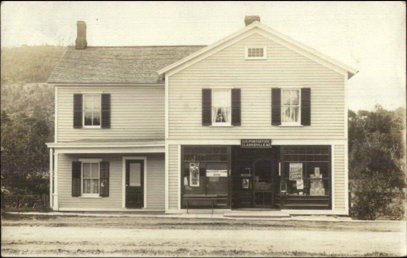 Clarksville NY Post Office & Store c1911 Real Photo Postcard DOANE CANCEL United States New