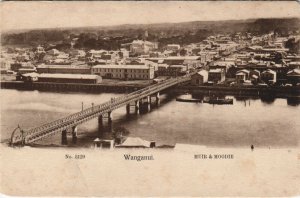 PC NEW ZEALAND, WANGANUI, MUIR & MOODIE, Vintage Postcard (B41394)