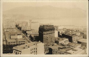 Vancouver British Columbia BC View from Tower Bldg RPPC Vintage Postcard