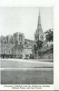 Sussex Postcard - Chichester Cathedral from The South-West - Ref 9375A