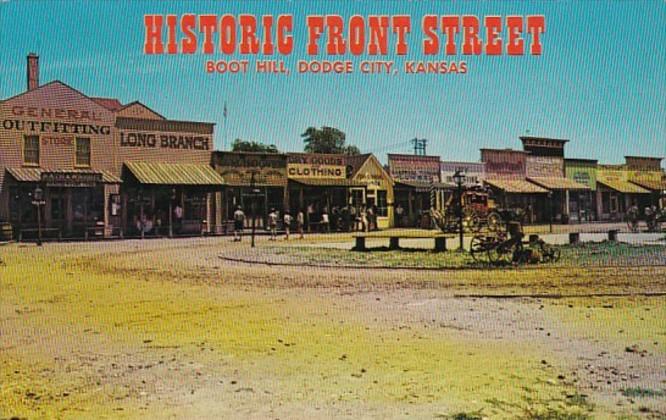 Kansas Dodge City Boot Hill Historic Front Street