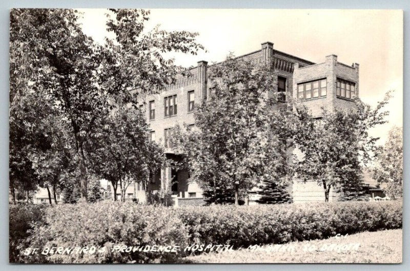 1949  RPPC  St. Bernard's Providence Hospital  Milbank  South Dakota   Postcard