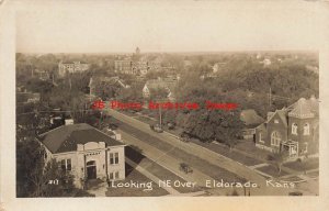 KS, Eldorado, Kansas, RPPC, Panorama View Looking Northeast, Photo No 317