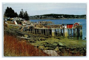 Postcard Low Tide at Swan's Island, Maine ME B71