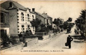 CPA St-JEAN-de-MONTS - La Route de la Mer (297664)