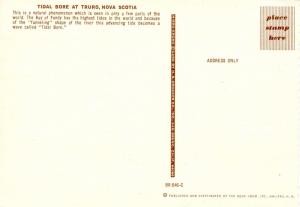 Canada - Nova Scotia, Truro. Tidal Bore