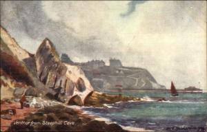 Ventnor Lighthouse UK TUCK Aquarette #6264 c1910 Postcard