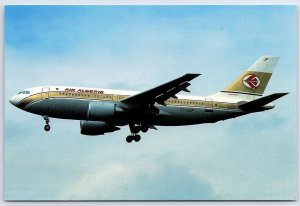 Aviation Postcard Air Algerie Airlines In Libyan Arab Colors Airbus A-310 EY2