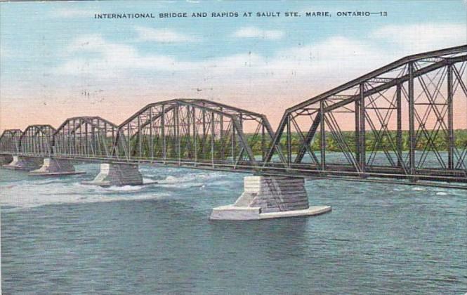 Canada Sault Ste Marie International Bridge and Rapids 1941