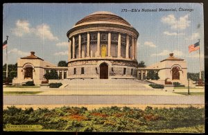 Vintage Postcard 1941 Elk's National Memorial, Chicago, Illinois (IL)