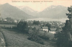 Germany Schliersee in Oberbayern Jägerkamp und Brecherspitze 06.63