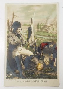 RPPC Winner of Austerlitz Hand Colored Napoleon Hand Tinted Arjalew Postcard B1