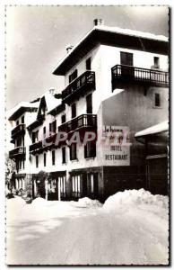 Modern Postcard Saint Gervais les Bains Hotel Restaurant Le Savoyard Home