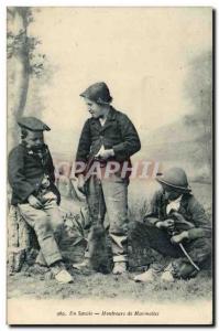 Old Postcard In Savoy Montreurs marmot Groundhog Folklore TOP