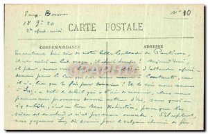 Old Postcard Eaux Bonnes general view and Pic du Ger