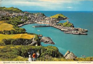 BR90156 ilfracombe town and harbour devon  uk