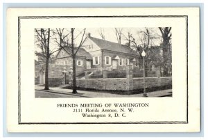 c1910's Friends Meeting Of Florida Avenue Washington D.C.  Unposted Postcard 