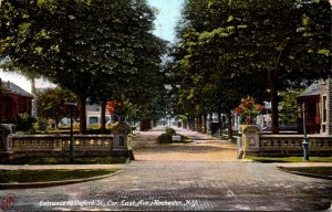 New York Rochester Entrance To Oxford Street Corner Of East Avenue 1908