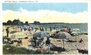 Bathing Beach - Kennebunk Beach, Maine ME  