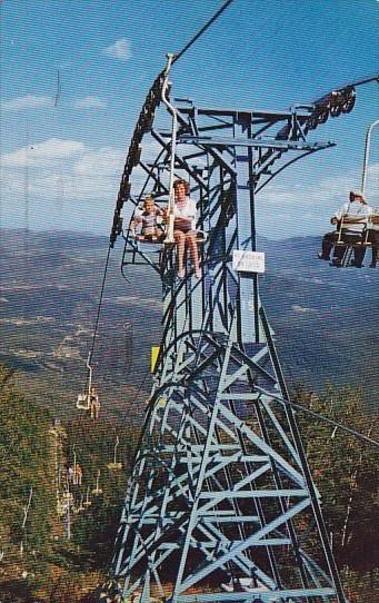 Whiteface Mount Ski Center Chair Lift Lake Placid New York 1966