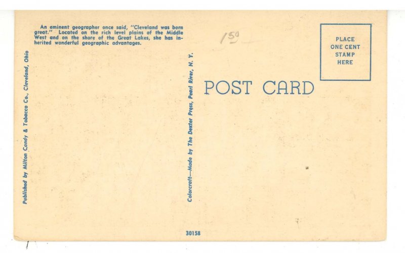 OH - Cleveland. Downtown, Aerial View 