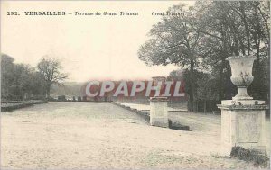 Postcard Old Versailles Terrace of the Grand Trianon