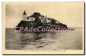 Postcard Old Bay of Morlaix Louet Island and Park