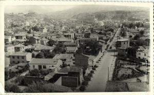 syria, AFRIN AVRIN عفرين‎, Partial View with Road (1956) Turkish Stamp RPPC