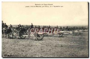 Old Postcard Army Review of the 20th body & # 39armee has passee Art sur Meur...