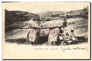 Postcard Old Megalith Dolmen St Nectaire