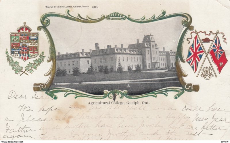 GUELPH , Ontario , Canada , 1904; Agricultural College