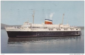 Car Ferry BLUENOSE , Yarmouth Nova Scotia - Bar Harbor Maine Route , PU-1956