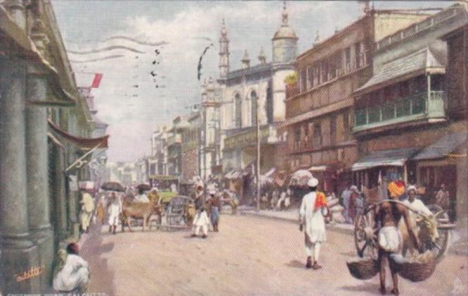 India Calcutta Chitpore 1908 Tucks