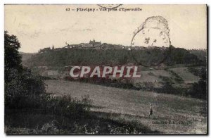 Flavigny Old Postcard View jack & # 39Epermaille