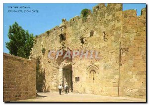 Postcard Modern Jerusalem Zion Gate