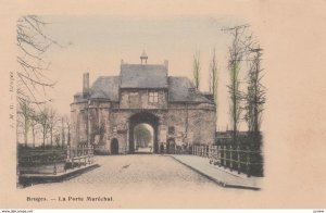 BRUGES, West Flanders, Belgium, 1900-1910's; La Porte Marechal