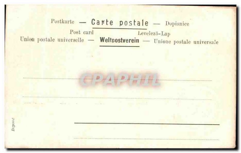 Postcard Old Venice Church of Saint Mark's Eve