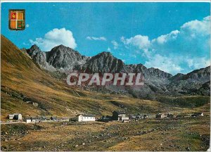 Postcard Modern Valls d'Andorra Vue Generale Franco