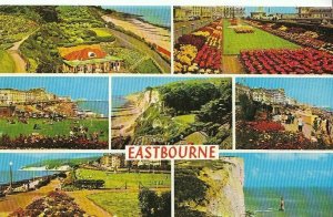 Sussex Postcard - Views of Eastbourne   ZZ496